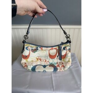 COACH Y2K Vintage Optic Signature C Butterfly Small Shoulder Crossbody Bag Purse
